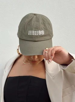 Princess Polly 99 Dad Cap  Khaki Clearance