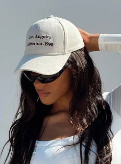Princess Polly 1990 La Cap  Beige Best Sale