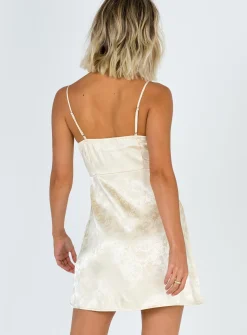 Princess Polly Pop Mini Dress   Champagne Cheap