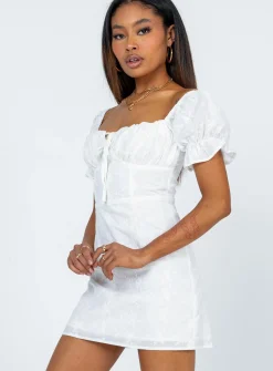 Princess Polly Rose Mini Dress White Best Sale