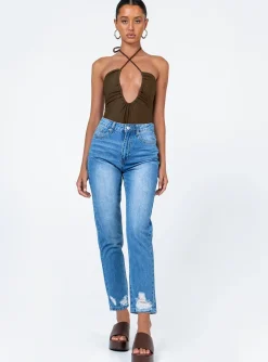 Princess Polly Abarca Straight Legjeans Denim Online