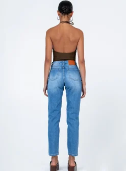 Princess Polly Abarca Straight Legjeans Denim Online