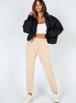Princess Polly Abe Puffer Jacket  Black Best