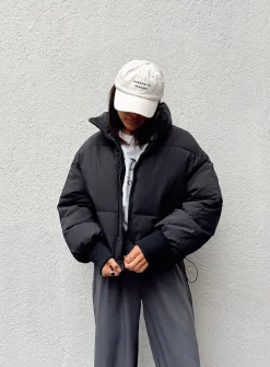 Princess Polly Abe Puffer Jacket  Black Best