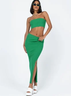 Princess Polly Abrielle Set  Green Outlet