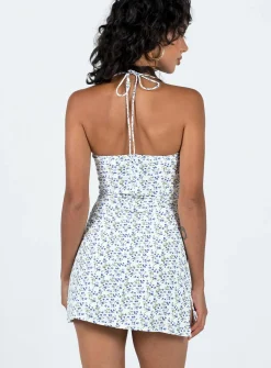 Princess Polly Acer Mini Dress Blue Outlet