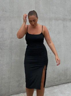 Princess Polly Adalee Midi Dress  Black Best Sale