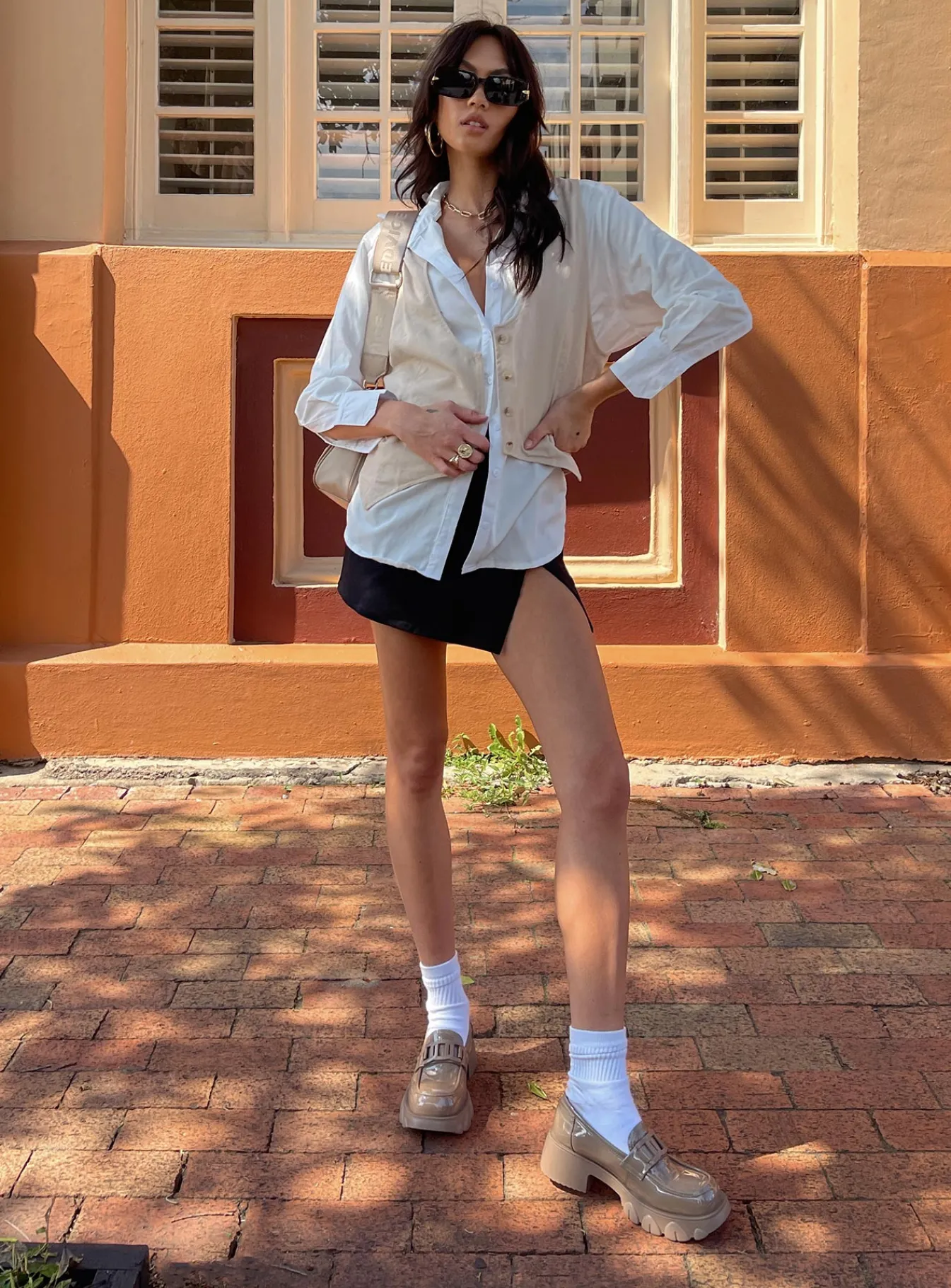 Princess Polly Adalia Shirt White Hot