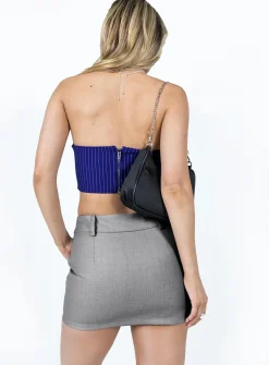 Princess Polly Adam Mini Skirt  Grey Best Sale