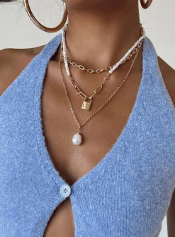 Princess Polly Adina Necklace Gold Fashion