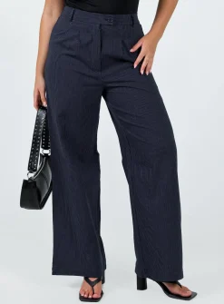 Princess Polly Adkins Pants  Navy Best