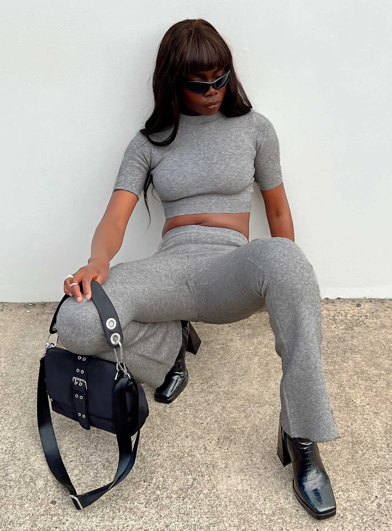 Princess Polly Adora Set Grey Flash Sale
