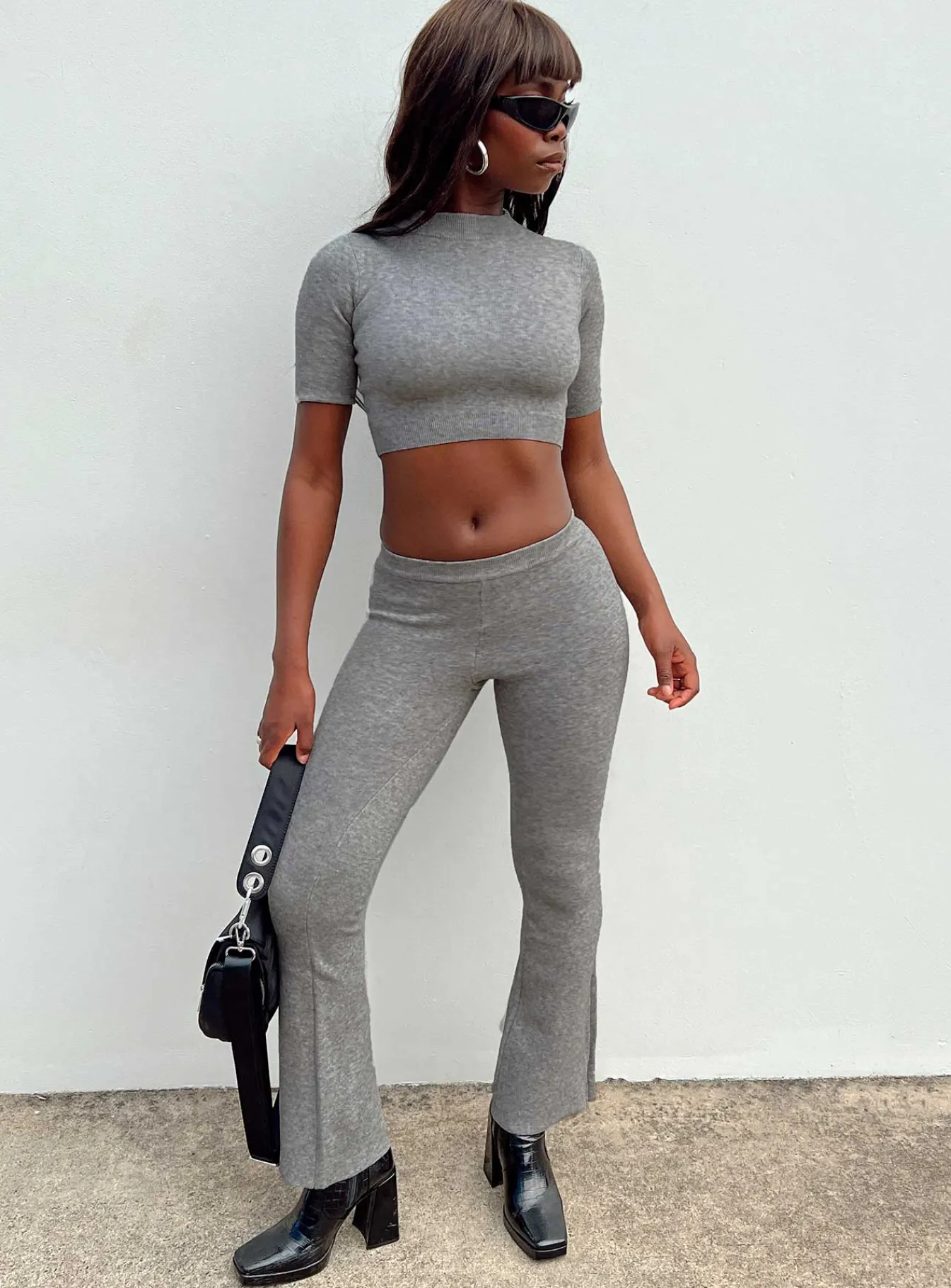 Princess Polly Adora Set Grey Flash Sale