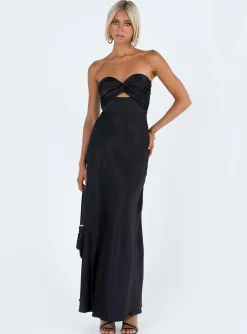 Princess Polly Ahna Maxi Dress  Black Best Sale