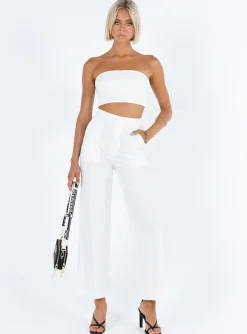 Princess Polly Aiden Set  White Fashion