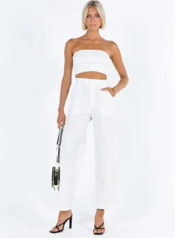 Princess Polly Aiden Set  White Fashion