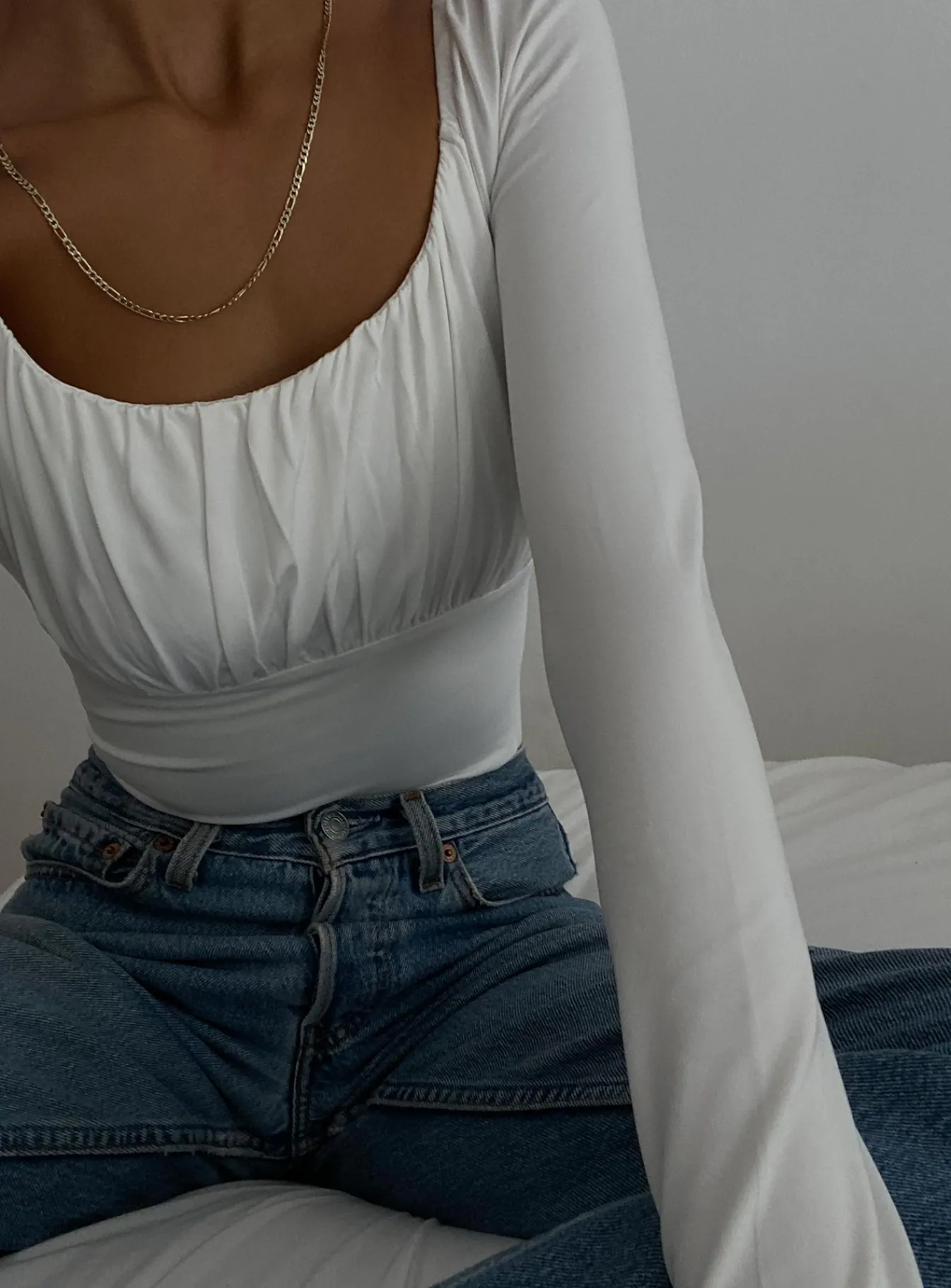 Princess Polly Ailish Bodysuit White Sale