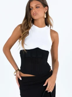 Princess Polly Aimee Corset  Black Shop