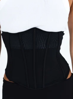 Princess Polly Aimee Corset  Black Shop