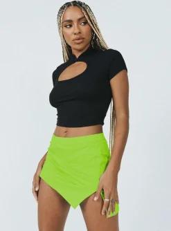 Princess Polly Aisha Mini Skirt  Green Outlet