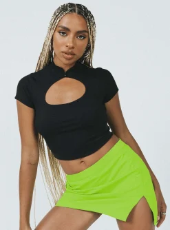 Princess Polly Aisha Mini Skirt Green Outlet