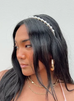 Princess Polly Aiyla Pearl Headband White Cheap