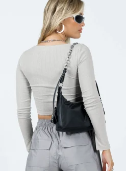 Princess Polly Ajani Long Sleeve Top Grey Best