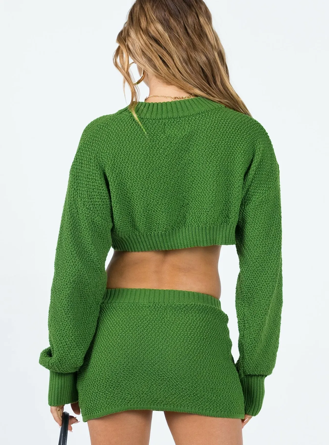Princess Polly Akalia Knit Set Khaki Outlet