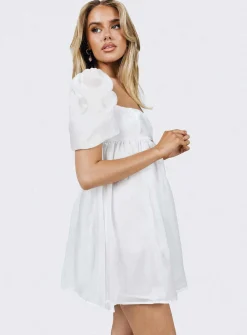 Princess Polly Alaya Mini Dress  White Shop