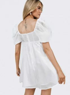 Princess Polly Alaya Mini Dress  White Shop