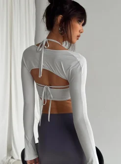 Princess Polly Albion Top  Grey Online