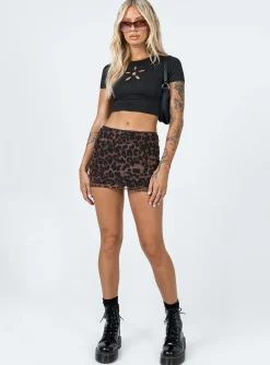 Princess Polly Aleena Top  Black Cheap