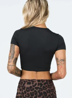 Princess Polly Aleena Top  Black Cheap