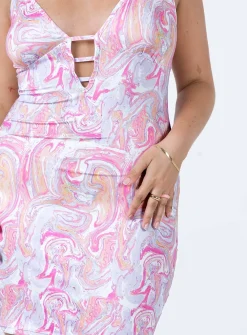 Princess Polly Alejandro Mini Dressmulti   Pink Discount