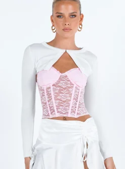 Princess Polly Alexanderson Cardigan  White Best