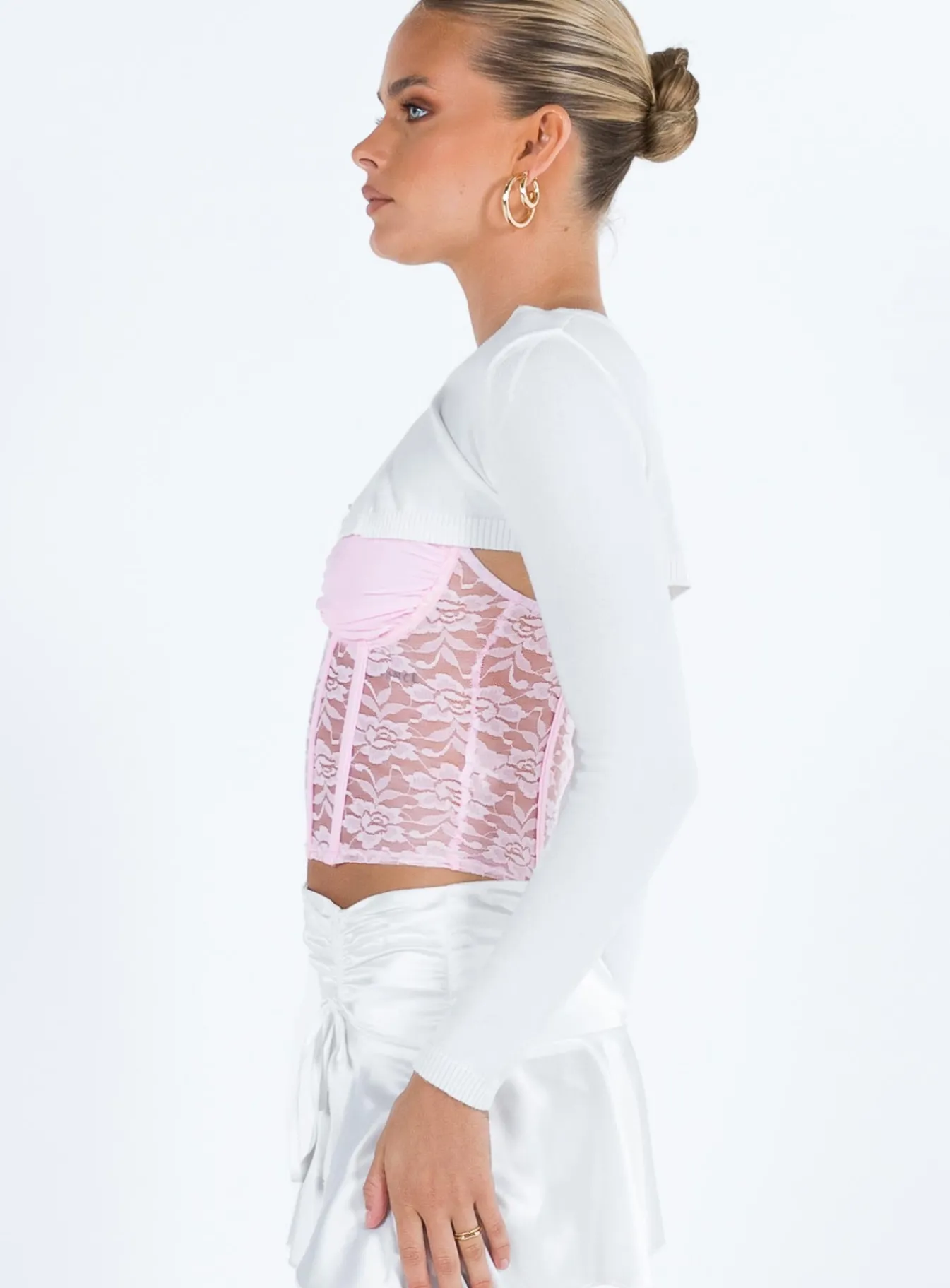 Princess Polly Alexanderson Cardigan White Best