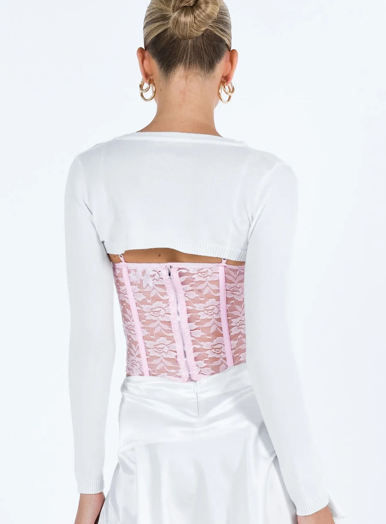 Princess Polly Alexanderson Cardigan White Best