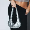 Princess Polly Alexanderson Shoulder Bag  Silver Clearance