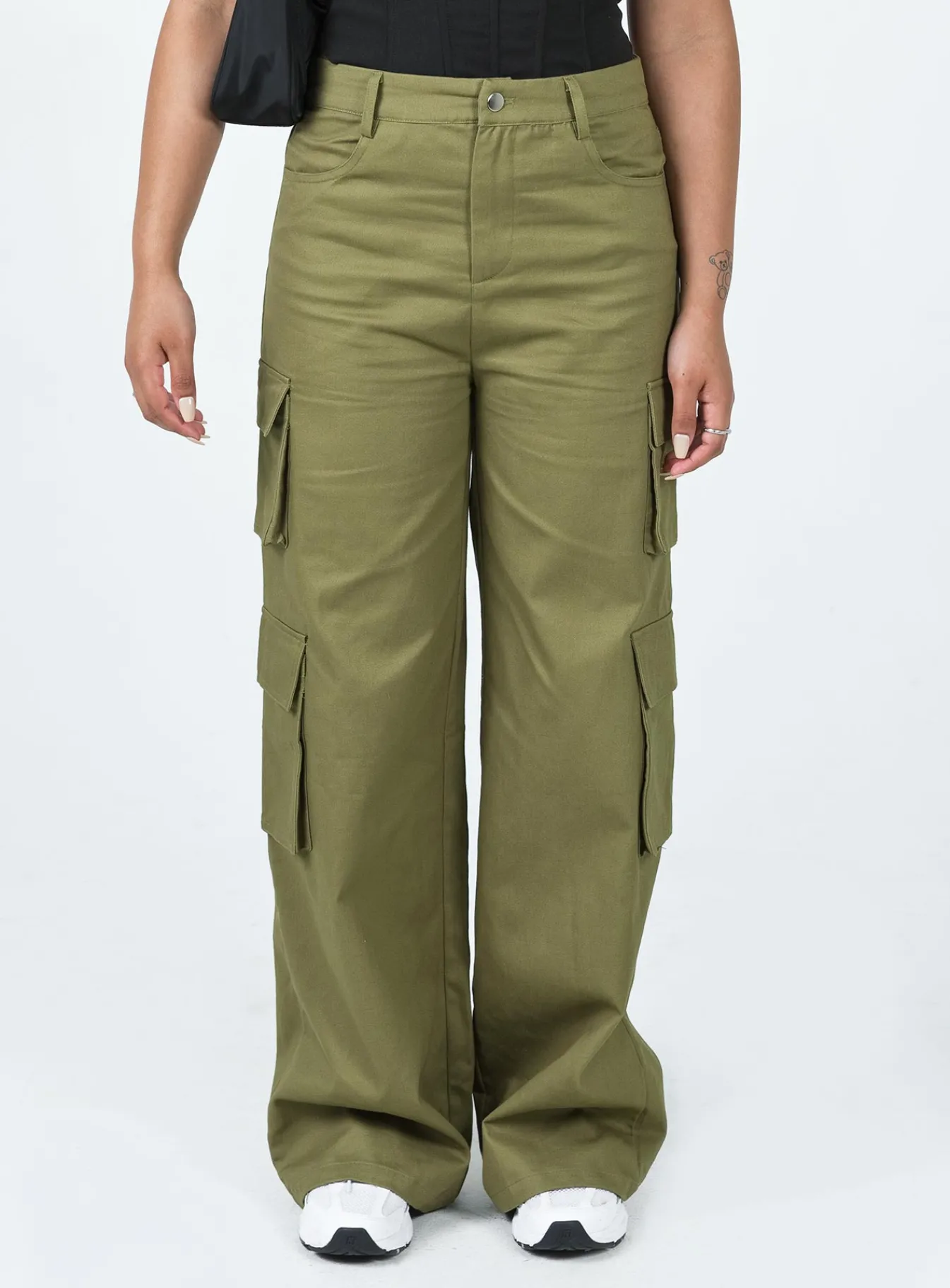Princess Polly Alexis Cargo Pants Khaki Online
