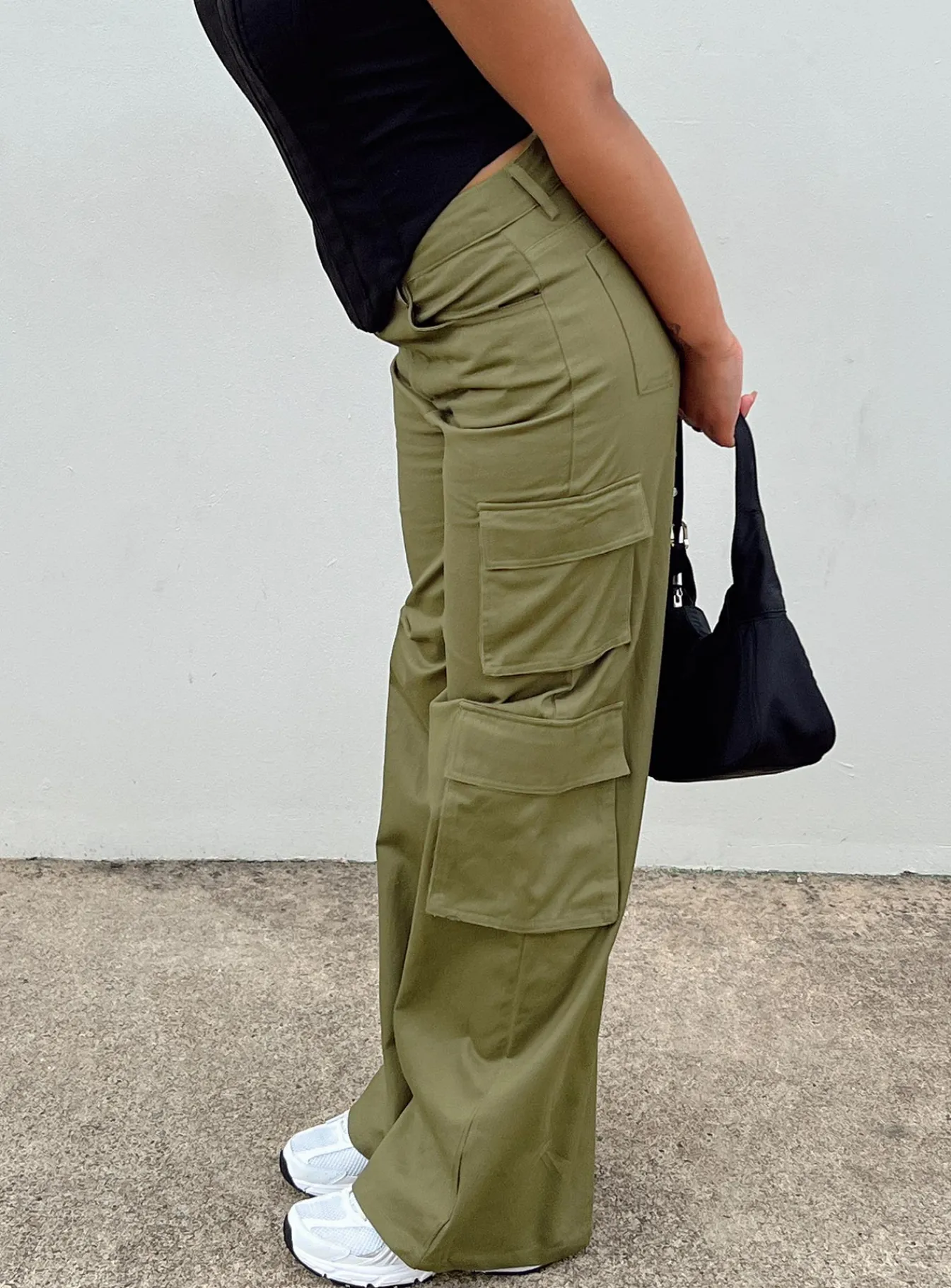 Princess Polly Alexis Cargo Pants Khaki Online