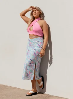 Princess Polly Aliana Midi Skirt  Multi Store