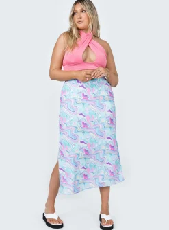 Princess Polly Aliana Midi Skirt  Multi Store