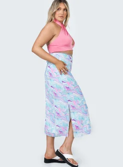 Princess Polly Aliana Midi Skirt  Multi Store