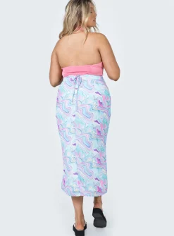 Princess Polly Aliana Midi Skirt  Multi Store
