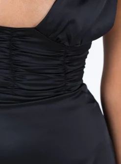 Princess Polly Alita Mini Dress  Black Hot