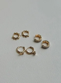 Princess Polly Alizzi Earring Pack  Gold Flash Sale