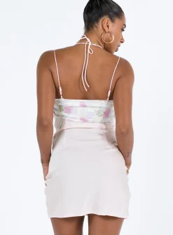 Princess Polly Allery Mini Dress  Pink Multi Shop