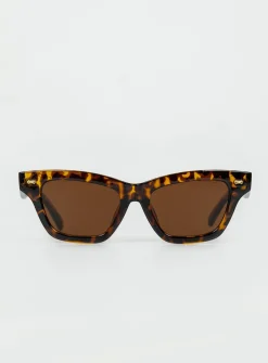 Princess Polly Alley Sunglasses  Tort Best Sale