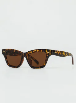 Princess Polly Alley Sunglasses  Tort Best Sale