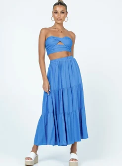 Princess Polly Allie Set  Blue Outlet